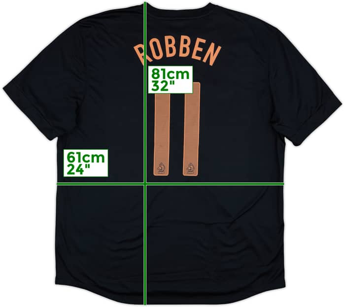2012-13 Netherlands Away Shirt Robben #11 - 8/10 - (XXL)