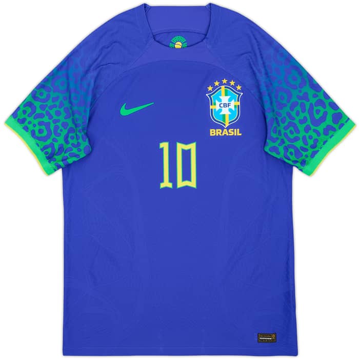 2022-23 Brazil Authentic Away Shirt Neymar #10 - 10/10 - (M)