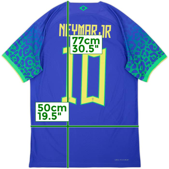 2022-23 Brazil Authentic Away Shirt Neymar #10 - 10/10 - (M)