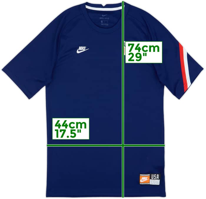 2020-21 USA Nike Training Shirt - 9/10 - (S)