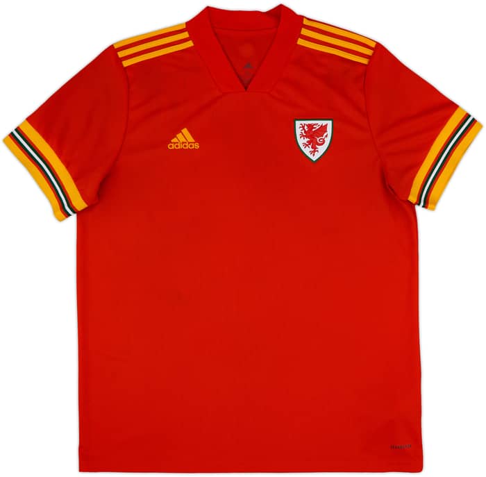 2020-21 Wales Home Shirt - 8/10 - (XL)