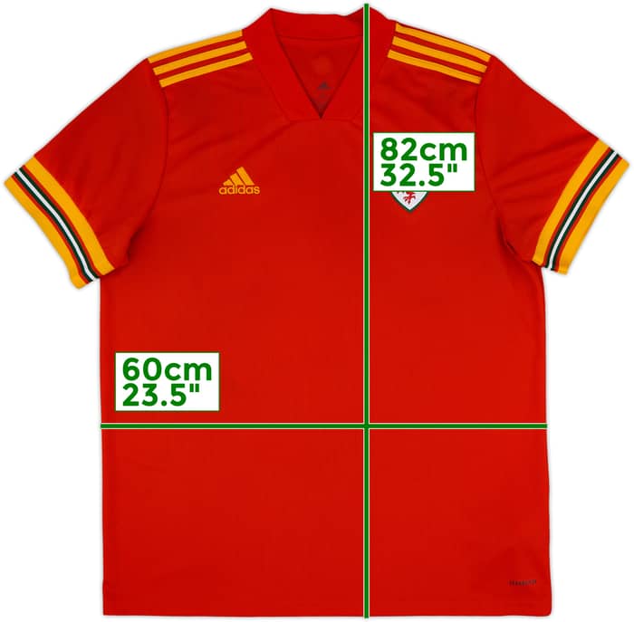 2020-21 Wales Home Shirt - 8/10 - (XL)