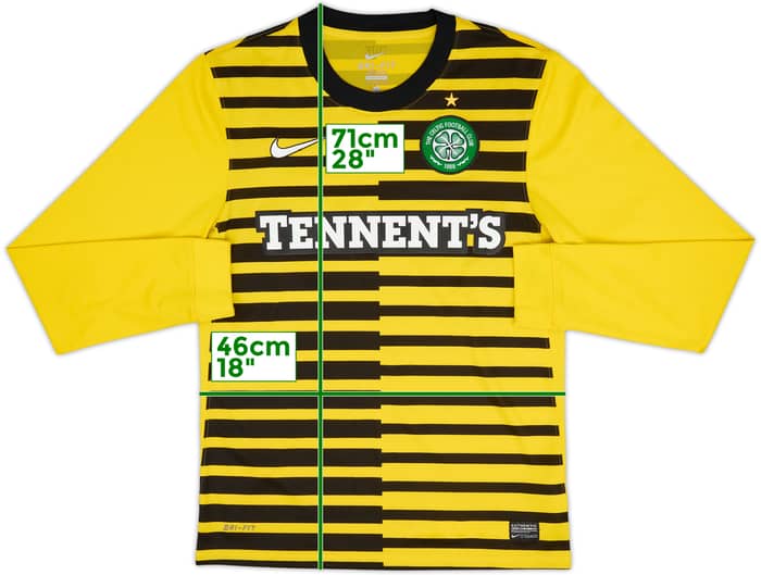 2011-12 Celtic Third L/S Shirt - 8/10 - (S)