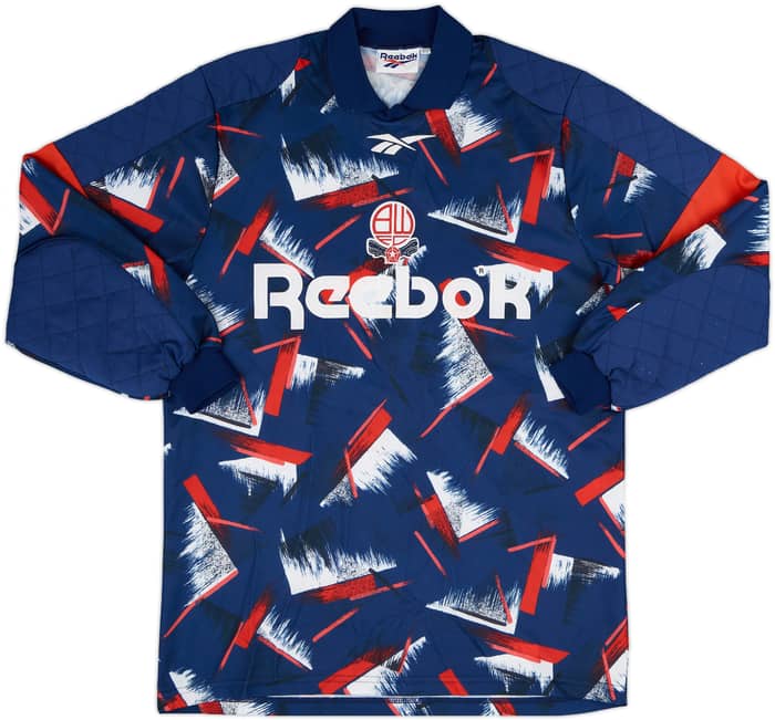 1993-95 Bolton GK Shirt Branagan #1 - 8/10 - (S)