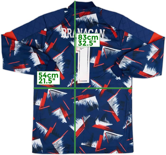 1993-95 Bolton GK Shirt Branagan #1 - 8/10 - (S)
