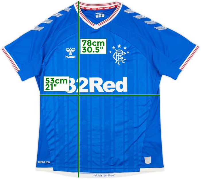 2019-20 Rangers Home Shirt - 9/10 - (XL)