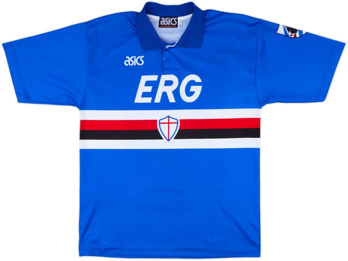1992-94 Sampdoria Home Shirt - 9/10 - (XL)