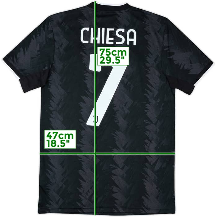2022-23 Juventus Away Shirt Chiesa #7 - 9/10 - (S)