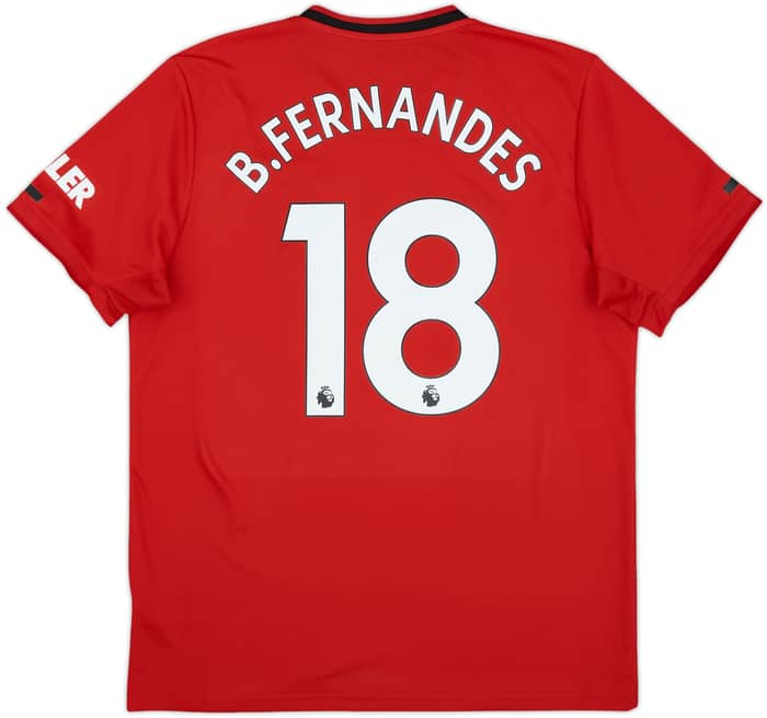 2019-20 Manchester United Home Shirt B.Fernandes #18 - 5/10 - (L)