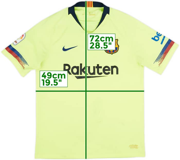 2018-19 Barcelona Away Shirt - 5/10 - (M)
