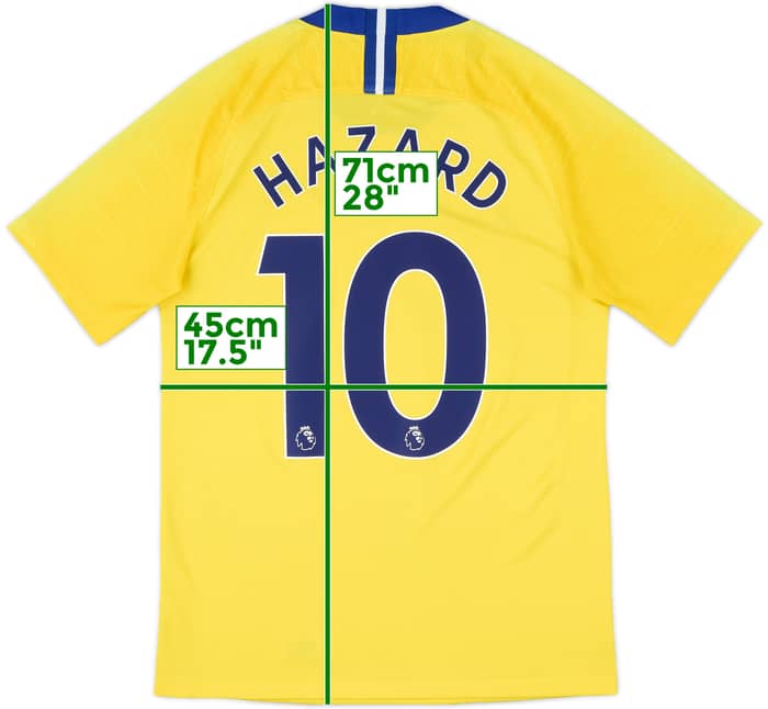 2018-19 Chelsea Away Shirt Hazard #10 - 8/10 - (S)