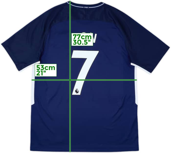 2017-18 Tottenham Away Shirt Son #7 - 8/10 - (L)