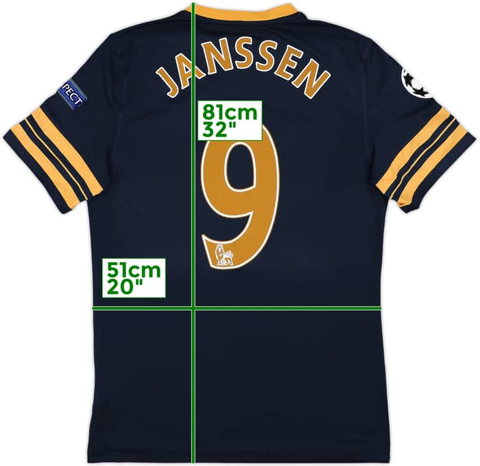 2016-17 Tottenham Away Shirt Janssen #9 - 6/10 - (XL)