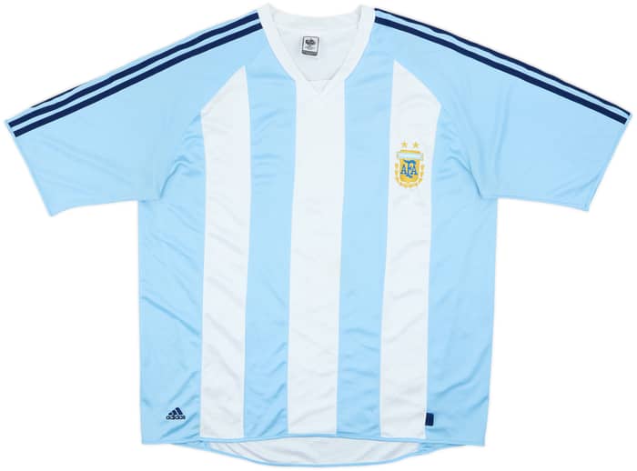 2006 Argentina adidas 'World Cup' Training Shirt - 8/10 - (XL)