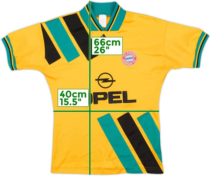 1993-96 Bayern Munich Away Shirt - 8/10 - (L.Boys)