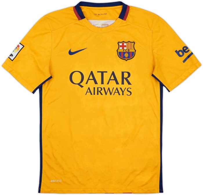 2015-16 Barcelona Away Shirt - 5/10 - (S)
