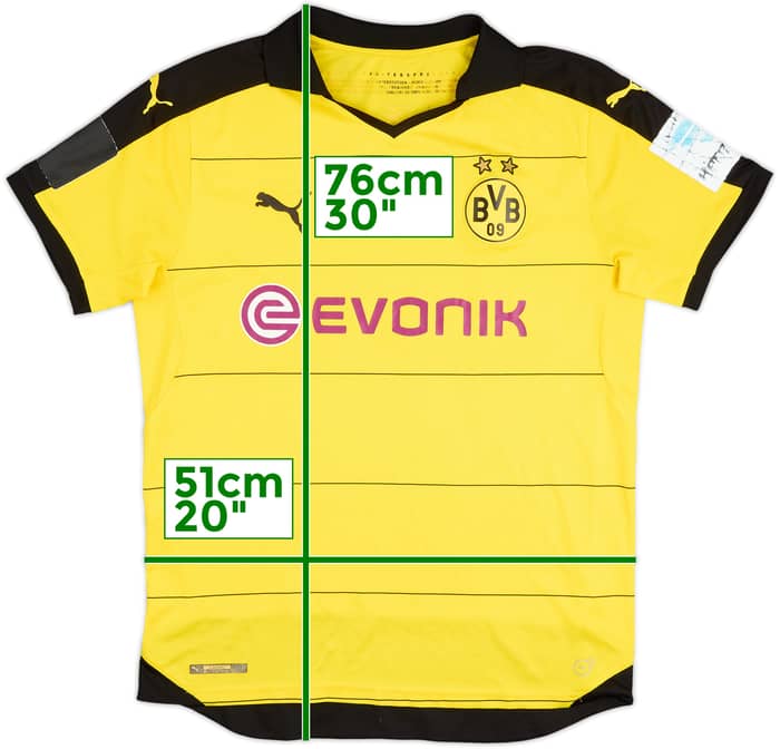 2015-16 Borussia Dortmund Home Shirt - 5/10 - (L)