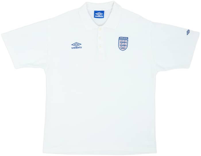 1998-00 England Umbro Polo Shirt - 6/10 - (L)