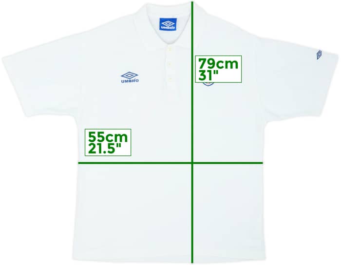 1998-00 England Umbro Polo Shirt - 6/10 - (L)