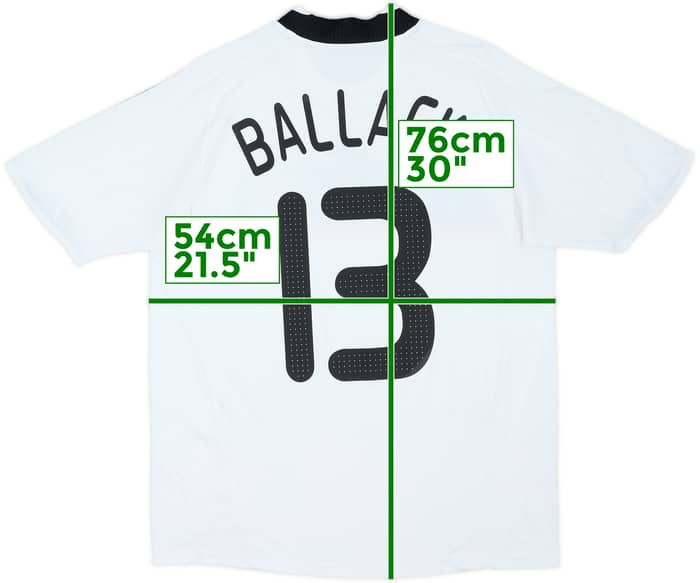 2008-09 Germany Home Shirt Ballack #13 - 8/10 - (XL.Boys)