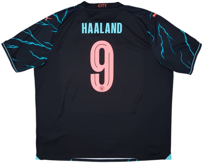 2023-24 Manchester City Third Shirt Haaland #9 - 8/10 - (3XL)