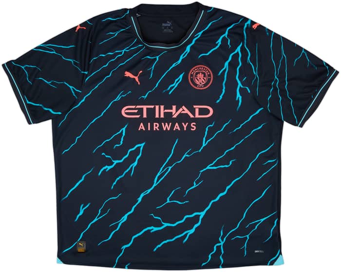 2023-24 Manchester City Third Shirt Haaland #9 - 8/10 - (3XL)