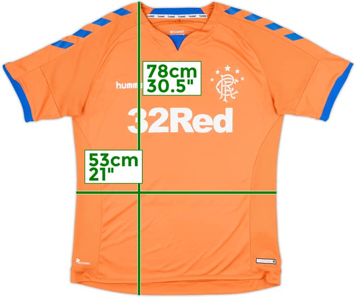 2018-19 Rangers Third Shirt - 9/10 - (XL)