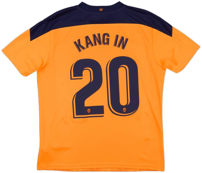 2020-21 Valencia Away Shirt Kang In #20 - 10/10 - (L)