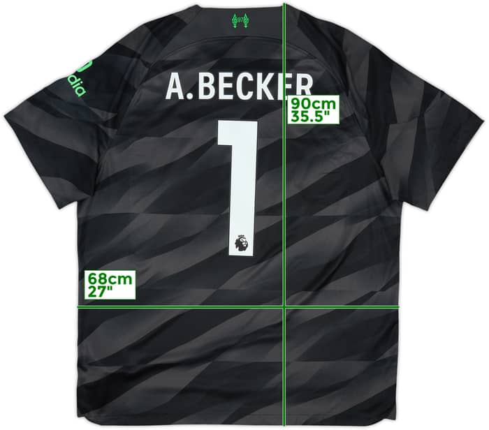 2023-24 Liverpool GK Shirt A.Becker #1 - 10/10 - (XL)