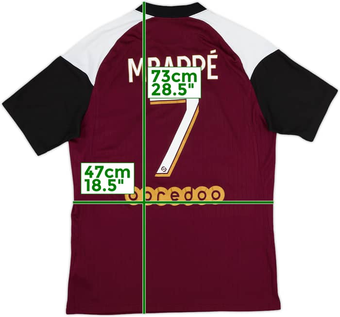 2020-21 Paris Saint-Germain Third Shirt Mbappe #7 - 5/10 - (M)