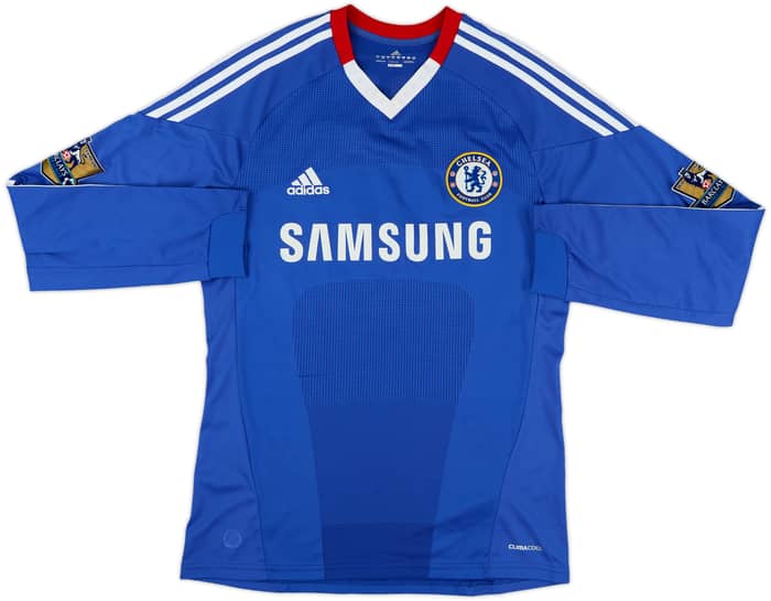 2010-11 Chelsea Home L/S Shirt Terry #26 - 5/10 - (S)