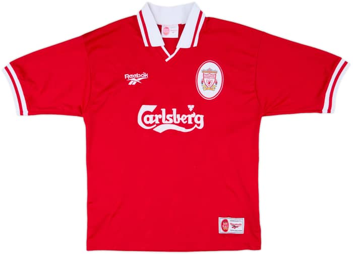 1996-98 Liverpool Home Shirt Fowler #9 - 9/10 - (L)