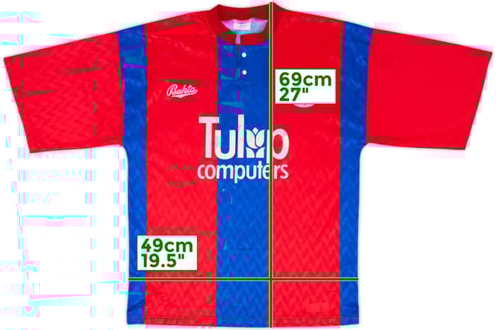 1990-91 Crystal Palace Home Shirt - 5/10 - (M)