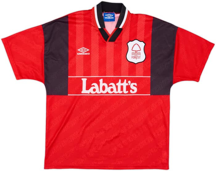 1994-96 Nottingham Forest Home Shirt Pearce #3 - 6/10 - (L)