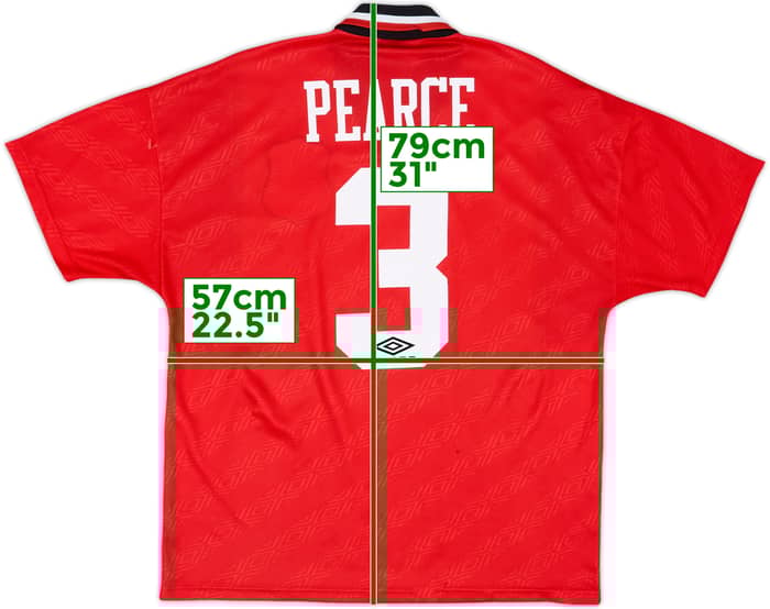 1994-96 Nottingham Forest Home Shirt Pearce #3 - 6/10 - (L)