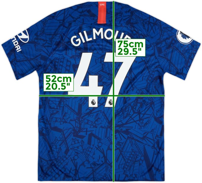 2019-20 Chelsea Home Shirt Gilmour #47 - 10/10 - (L)