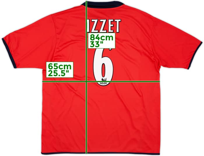 2004-05 Birmingham Away Shirt Izzet #6 - 8/10 - (XXL)