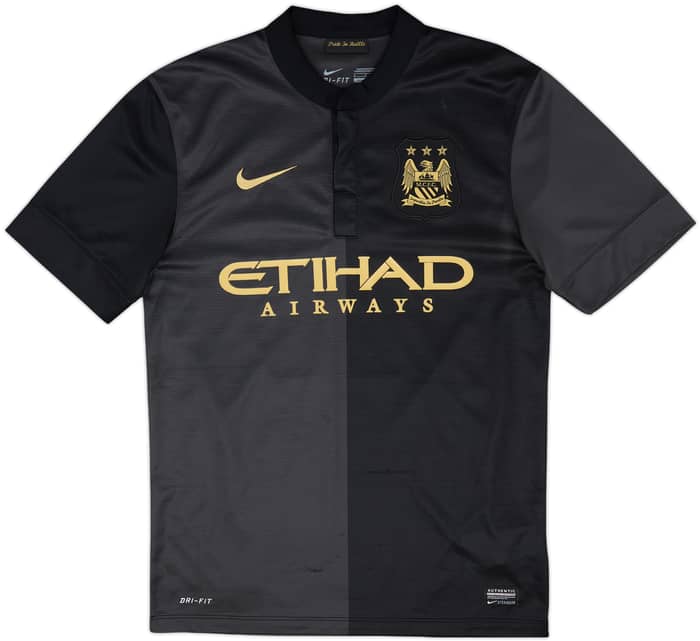 2013-14 Manchester City Away Shirt Silva #21 - 7/10 - (S)