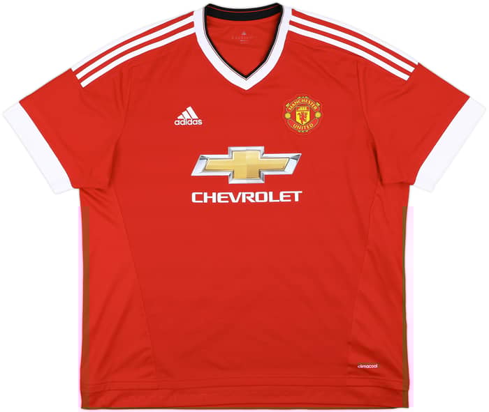 2015-16 Manchester United Home Shirt Martial #11 - 7/10 - (3XL)