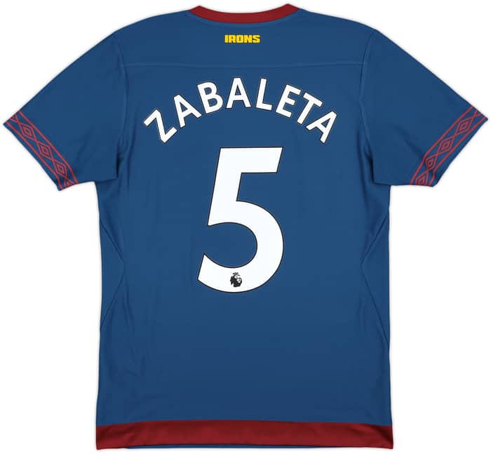 2018-19 West Ham Away Shirt Zabaleta #5 - 9/10 - (S)