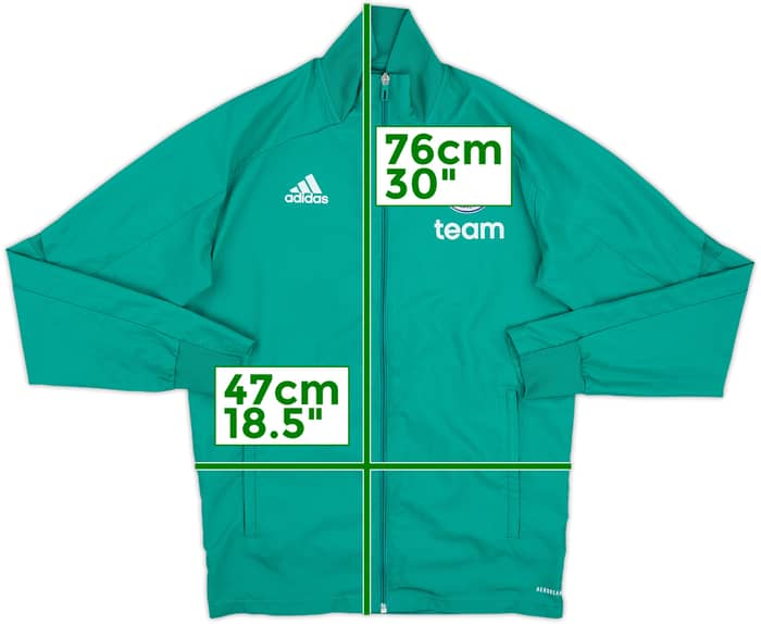 2019-20 Leicester adidas 'Team' Track Jacket - 8/10 - (S)