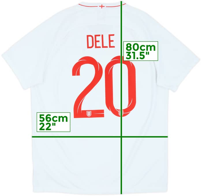 2018-19 England Home Shirt Dele #20 - 8/10 - (XL)