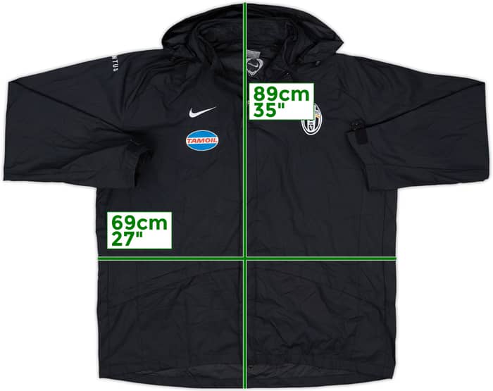 2006-07 Juventus Nike Hooded Rain Jacket - 7/10 - (XL)