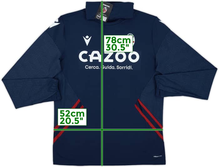 2022-23 Bologna Macron Drill Top (XL)