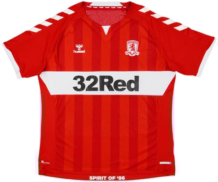 2018-19 Middlesbrough Home Shirt - 6/10 - (XXL)