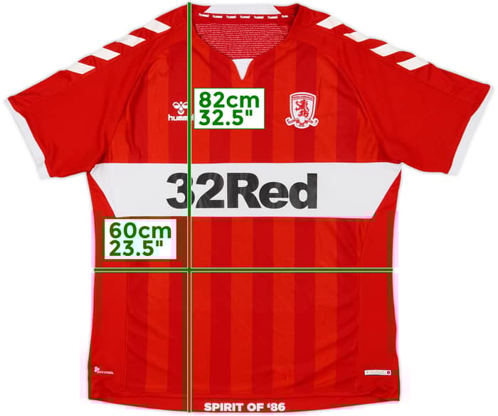 2018-19 Middlesbrough Home Shirt - 6/10 - (XXL)