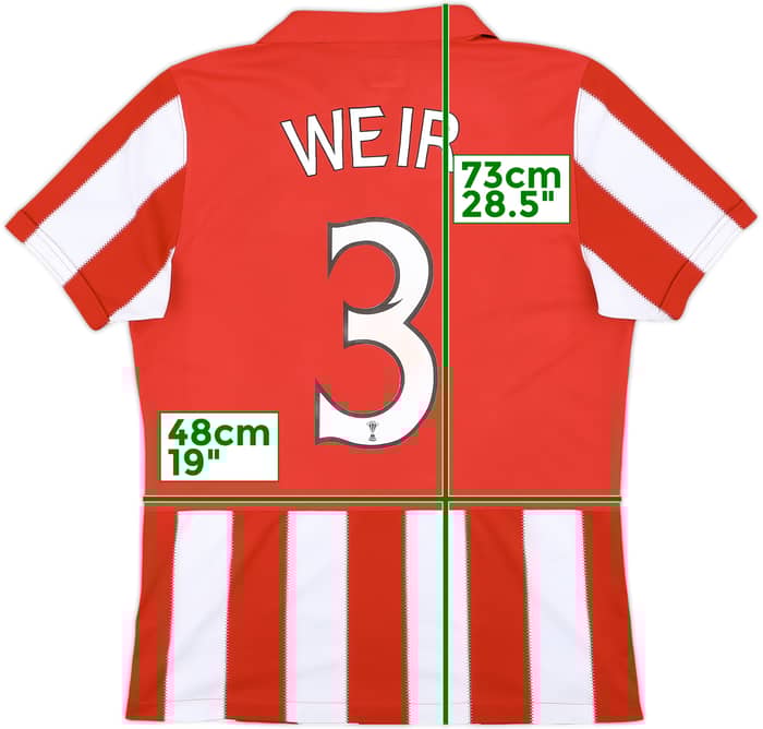 2010-11 Rangers Away Shirt Weir #3 - 6/10 - (S)
