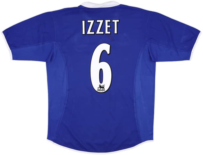 2003-04 Leicester Home Shirt Izzet #6 - 5/10 - (L)