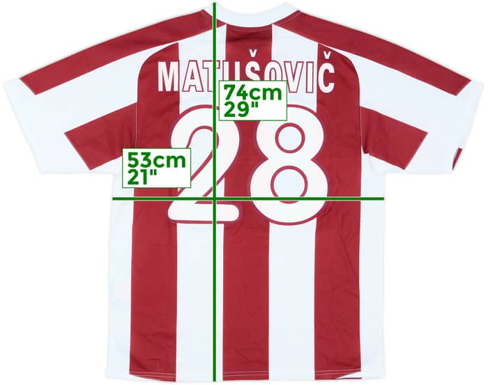 2006-07 Sparta Prague Away Shirt Matusovic #28 - 7/10 - (M)