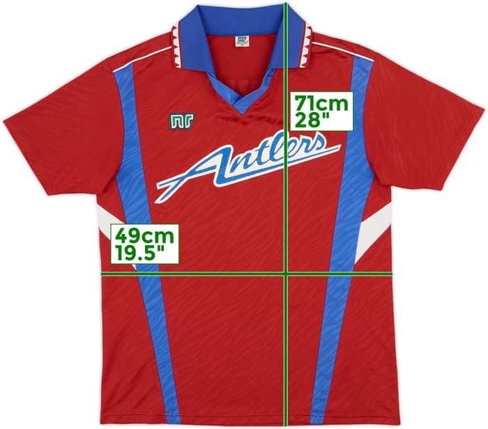 1992 Kashima Antlers Home Shirt - 8/10 - (M)